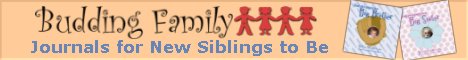 Budding Family - Look who's going to be a Big Brother or Big Sister journals